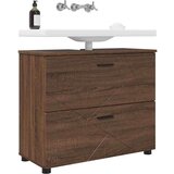 vidaXL Kupaonski ormar Smeđi hrast 76.5 x 35 x 64 cm Konstruirano drvo | shoptok.hr