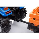 Lean Toys Otroški traktor little rider 24V s priklico modra Hercules | Shoptok.si