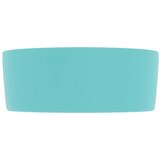  Luksuzni okrugli umivaonik mat svjetlozeleni 40x15 cm keramički | shoptok.hr