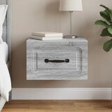  Noćni ormarić za montažu na zid Siva sonoma 34,5 x 33 x 20 cm | shoptok.hr