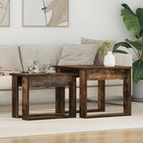  Set stolića za kavu 2 pcs Dimljeni hrast Konstruirano drvo | shoptok.hr