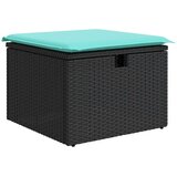  7-dijelni set vrtnih sofa poliratan i bagrem s jastucima sivi | shoptok.hr