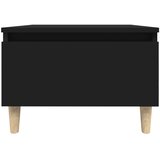  Stranska mizica 2 kosa črna 50x46x35 cm inženirski les, (20712634) | Shoptok.si