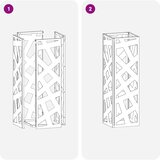  Stalak za kišobrane Antracit 15,5 x 15,5 x 49 cm Čelik | shoptok.hr