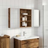  Komplet omaric za kopalnico s polico 3 pcs 100 x 10,5 x 50 cm, (5000245522) | Shoptok.si