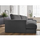 Bobochic Paris Tamno siva kutna garnitura od samta (u obliku slova "U") Leonard – | shoptok.hr