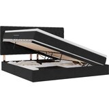  s madracem i skladištem Crna 200 x 200 cm Baršun | shoptok.hr