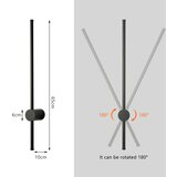  Brilagi - Spoljno zidno LED svetlo AURA, 12W/230V, 4000K, IP54, crno | Eponuda.com