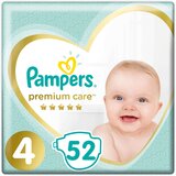 Pampers pleničke premium care velikost 4 (9-14 kg) 52 kosov | Shoptok.si