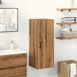 vidaXL Stenska omarica artisan hrast 34,5x34x90 cm inženirski les Cene