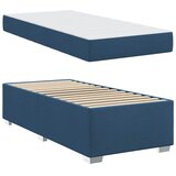  Krevetna konstrukcija s madracem Plava 90 x 200 cm tkanina | shoptok.hr