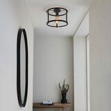 Endon 101540 - stropna svetiljka hopton 1xE27/10W/230V crna | Eponuda.com