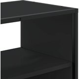 TV ormarić crni 80x31x39,5 cm Konstruirano drvo i metal | shoptok.hr
