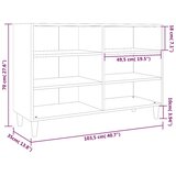  Komoda boja hrasta sonome 103,5x35x70 cm od konstruiranog drva | shoptok.hr