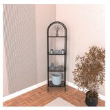 Hanah home polica za knjige mona black smoked glass 40 | ePonuda.com