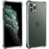 AVIZAR Ovitek iz mehkega silikona za iPhone 11 Pro Max z ojacanimi vogali, odporen proti udarcem - prozoren, (20626515) Cene