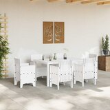 Stol za vrt Bijelo 150 x 100 x 73 cm poliratan | Eponuda.com