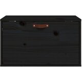 Zidni ormarić crni 60 x 30 x 35 cm od masivne borovine | shoptok.hr