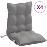 vidaXL Blazina za stol 4 kosi siva oxford tkanina, (21088373) | Shoptok.si