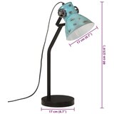 Stolna svjetiljka 25 W pohabano plava 17x17x60 cm E27 | shoptok.hr