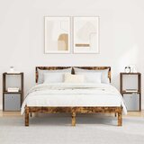  Noćni ormarić s ladicama 2 pcs Dimljeni hrast 35 x 32 x 68,5 cm | shoptok.hr
