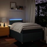  Krevet s oprugama i madracem plavi 120 x 190 cm od tkanine | shoptok.hr