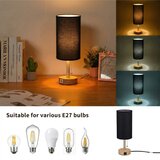 Brilagi - Stona lampa sa USB portom TABLON 1xE27/25W/230V hrast/bež/crna | Eponuda.com