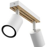 SPOT svetiljka TERRA 2xGU10/8W/230V bela/hrast | Eponuda.com