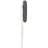  Tapecirani uzglavlje s uzglavljem Bijela i svijetlo siva 75 cm | shoptok.hr