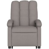 vidaXL Električni naslanjač s funkcijo vstajanja taupe blago, (20927672) | Shoptok.si