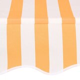  Tenda na ručno uvlačenje 300 cm narančasto-bijela prugasta | shoptok.hr