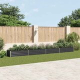  Povišena vrtna gredica pocinčani čelik 600x80x45 cm antracit | shoptok.hr