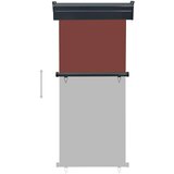 vidaXL Balkonska bočna tenda 80 x 250 cm smeđa | shoptok.hr