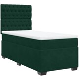  Box spring krevet s madracem tamnozeleni 90x200 cm baršunasti | shoptok.hr