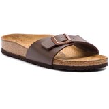 Birkenstock Natikače s potpeticom 'Madrid' tamno smeđa | shoptok.hr
