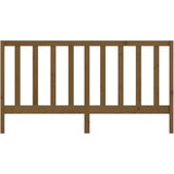  Posteljno vzglavje medeno rjavo 206x4x100 cm trdna borovina, (20645105) | Shoptok.si
