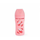 Twistshake anti-colic staklena flašica 260ML pastel pink Cene