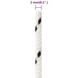 Pleteni Pletena vrv za čoln bela 2 mm x 250 m poliester, (20777836) | Shoptok.si