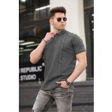 Madmext Men's Polo Collar Smoked T-Shirt 5822 Cene