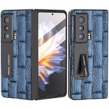 INORCO ABEEL For Honor Magic Vs 5G torbica za telefon iz pravega govejega usnja+PC Mahjong tekstura, ovitek s stojalom in filmom iz kaljenega stekla, (22036999) | Shoptok.si