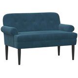  Ljubavni kauč s gumbima Plava 120 x 66 x 78 cm Baršun | Eponuda.com
