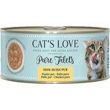 Cat's Love Pure Filets mokra hrana "Piščanec" Cene