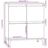  Komoda boja hrasta sonome 60 x 35 x 70 cm od konstruiranog drva | shoptok.hr