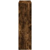 vidaXL Pregrada s knjižno omaro dimljen hrast 102x29x103,5 cm inž. les | Shoptok.si