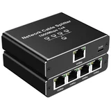 Razdelilnik RJ45 Gigabit Ethernet 1 do 2/3/4 Vrata - Razširite Povezljivost Black, (5000276529)