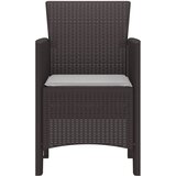 Vrtna stolica 2 pcs Smeđa Polipropilen | shoptok.hr