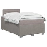  Boxspring krevet s madracem Sivosmeđa 120 x 200 cm Tkanina - Sivosmeđa 120 x 200 cm Dizajn linija | shoptok.hr