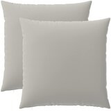  Presvlaka za jastuk 2 pcs HEERLEN Siva 65 x 65 cm Poliester | shoptok.hr