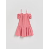 Reserved Haljina s naramenicama - crvena | shoptok.hr