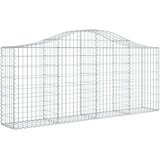  Lučne gabionske košare 10 kom 200x30x80/100cm pocinčano željezo | shoptok.hr